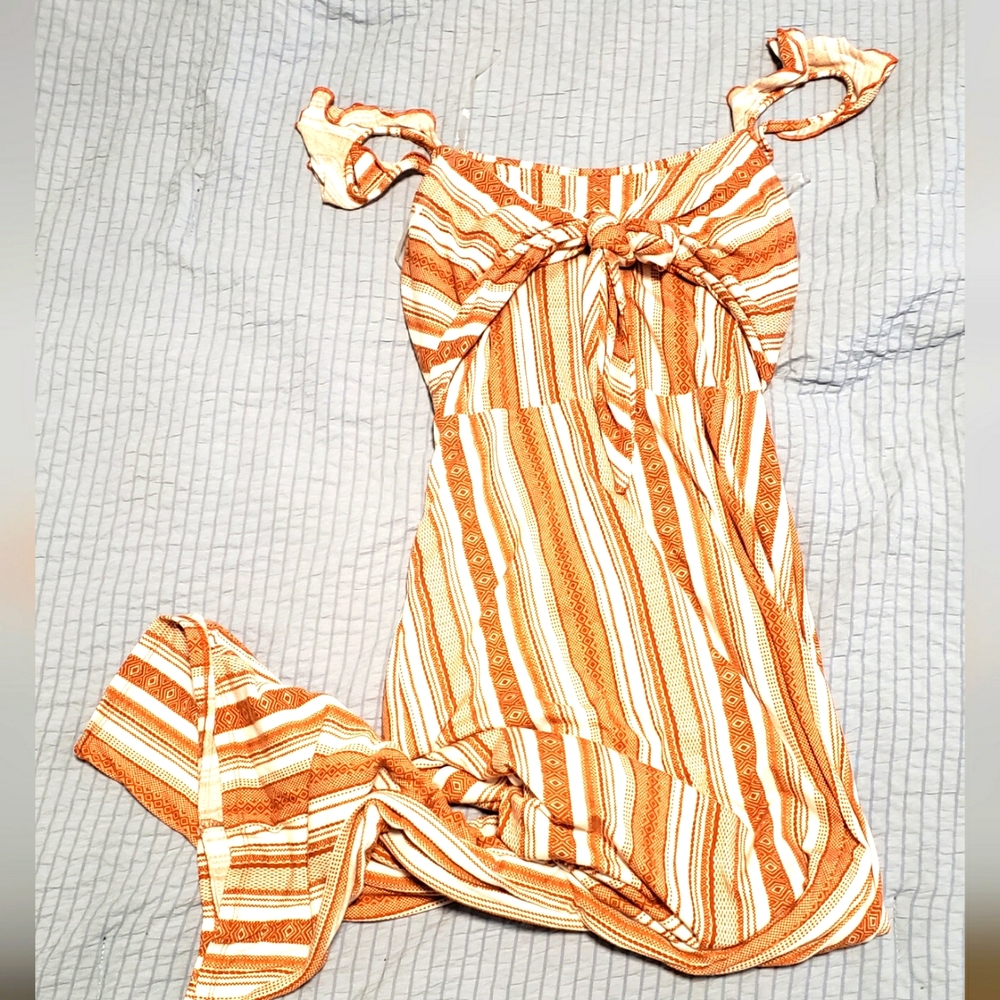 Orange Maxi dress